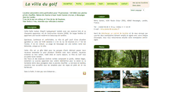 Desktop Screenshot of lavilladugolf.fr